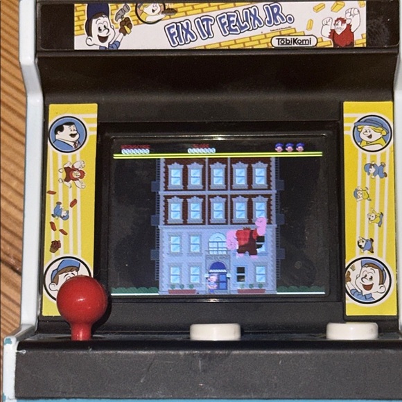 Fix It Felix Retro Blue Mini Arcade Game Console